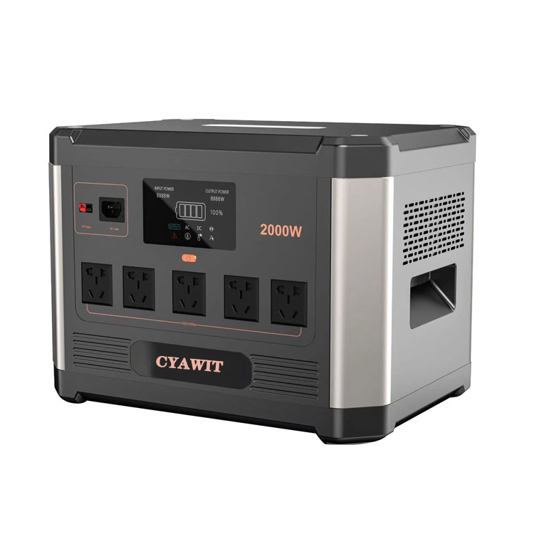 2000W Outdoor Camping Portable Power Station